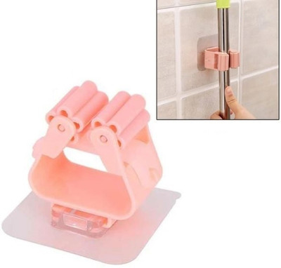 FIVANIO Multicolor Plastic Broom Holder(3 Holders)