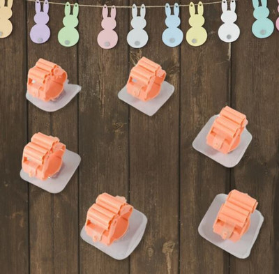 VRDH Multicolor Plastic Broom Holder(6 Holders)