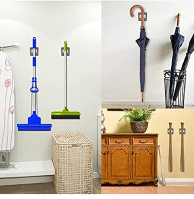 KRAZE Multicolor Plastic Broom Holder(2 Holders)