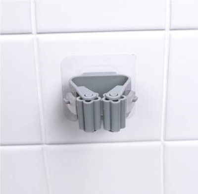 VRDH Grey Plastic Broom Holder(6 Holders)