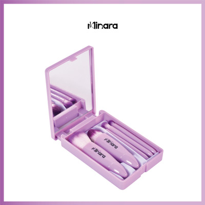 MINARA Makeup Brush Applicator - Set of 5 with Mirror & Box(Pack of 5)