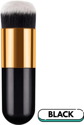 A PERFECT EDGE Round Foundation Makeup Brush Flawless Application for Liquid, Cream, and Powder(Pack of 1)