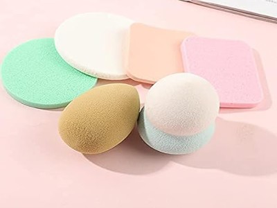 Q8 Twinkle Beauty Blender Sponge for Face Makeup/Powder Buff/Beauty Blender Sponge set(Pack of 6)