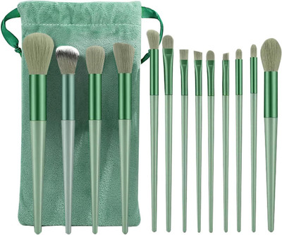 HUDA CRUSH Beauty Premium Synthetic Bristle Professional Face&Eye Makeup Brushes Set (13Pc)  (Pack Of 13) For Rs. 150 @ 81 %