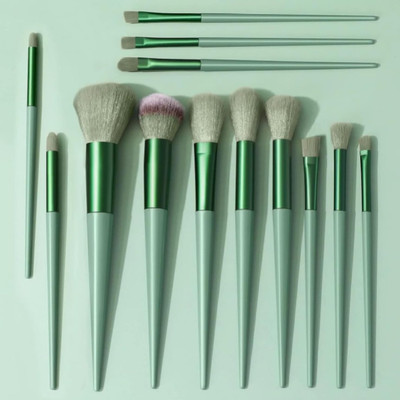 Hardan 3 Pcs Premium Synthetic Kabuki Eye Shadows Make Up Brushes(Pack of 13)