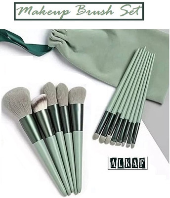 Alkaf Soft Fibre Beauty tools Fix Plus Makeup Brushes Set(Pack of 13)