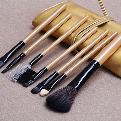 NFI essentials Synthetic Soft Bristle Makeup Brush Set of 7 For Face & Eye Cosmetic Brushes(Pack of 7)
