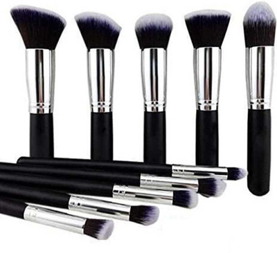 GLOW IT MAKEUP BRUSH PACK OF 10(Pack of 10)