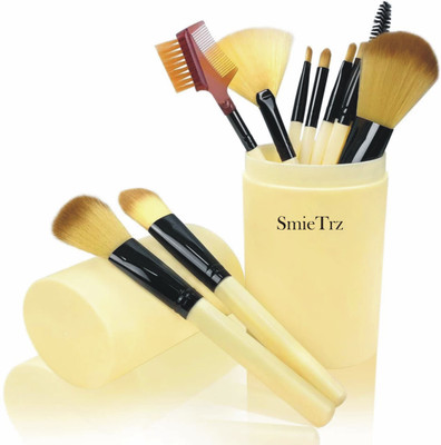 SMIETRZ Beauty Extra Soft Makeup Brushes Set of 12 , MultiColor with Storage Box(Pack of 12)