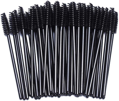 angelie Mascara Eyelash Wands Brush for Eyebrow and Makeup Color(Pack of 50)