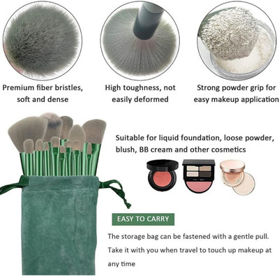 K3NTERPRISES Versatile 13-Piece Makeup Brushes for Eyes & Cheeks(Pack of 13)