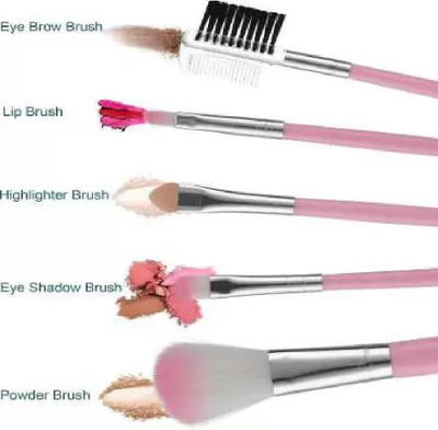 NITAJ Makeup Brushes of 5 Pcs For Face Make Up(Pack of 5)