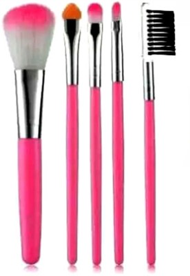 SPERO 5 In 1 Woman Blush Powder Eyeshadow Applicator Eyelash Comb Makeup Brush eyebrow(Pack of 5)