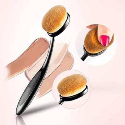 AMOSFIA Best Makeup Cosmetic Face Powder Blush Brush Foundation Brush(Pack of 1)