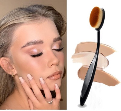BLUEMERMAID BEST QUALITY FOUNDATION BRUSH FOR FACE MAKEUP LOOK(Pack of 1)