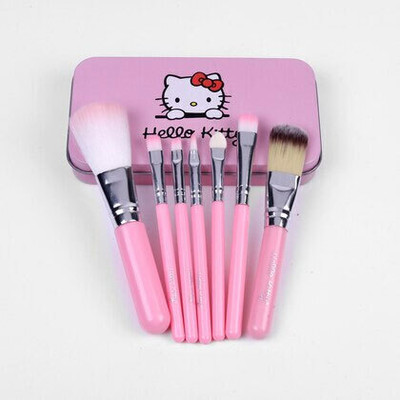 Dazzle Beauty 7 pieces brush set/soft/smooth/Portable box/perfect gift for makeup lovers(Pack of 7)