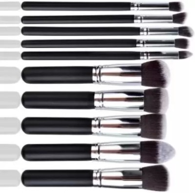 Love Nature Huda Professional Makeup Brushes Premium Synthetic Foundation Face Powder Blush Eyeshadow Brush(Pack of 10)