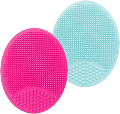 Eventa Soft Silicone Face Scrubber,Facial Exfoliation Scrub for Cleansing Blackhead(Pack of 2)