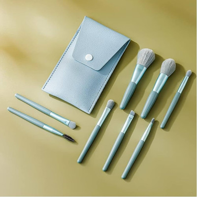 WECHARMERZ 8 PCS Makeup Brush Set for Foundation Blush Eye shadow(Pack of 8)