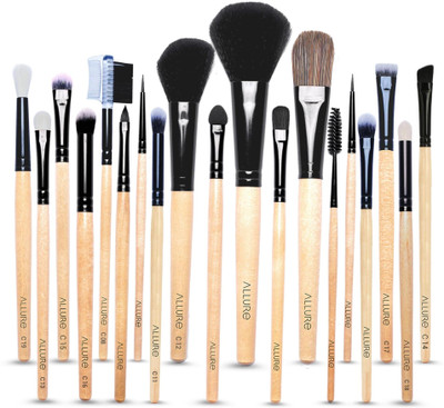 ALLURE Makeup Brush set with Bag(Pack of 19)