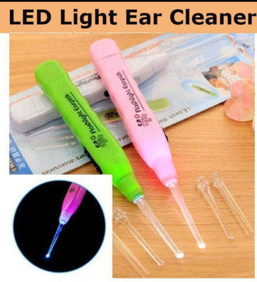 SAI COLLECTIONSX Ear Wax Cleaner LED Light Ear Cleaning Earpick Earwax Remover Ear Tool(Pack of 2)