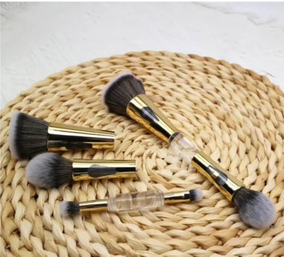 DARYUE 4In1 Foundation Eyeshadow Blending And Flat Brush Set(Pack of 1)