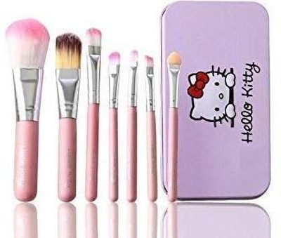 ahdam Make Up Brush Set Pink (7 Pieces) (Pack of 7)(Pack of 7)