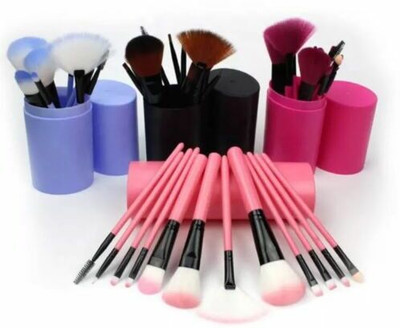 Mixonshun 12 Pcs Makeup Brushes for Foundation, Eyeshadow,(Pack of 12)