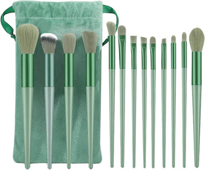 SMIETRZ Beauty Premium Synthetic Bristle Professional Face&Eye Makeup Brushes Set (13Pc)(Pack of 13)