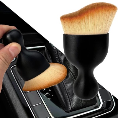 Edylinn Soft Bristle Cleaning Brush,Car Detailing Brush Dusting Tool for Air Conditioner Vents,Leather Scratch Free Vehicle Interior Cleaner(31 g)