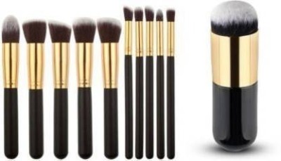 VOUGH Makeup Brush Set With Foundation Brush(Pack of 11)