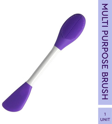 BELLA HARARO Purple Multipurpose Soft and Flexible Silicone Face Scrubber & Exfoliating Brush(Pack of 1)