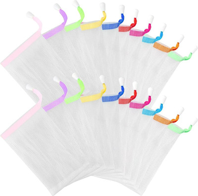 JIKADARA Soap Mesh Bag | Double Layer Mesh Soap Foam Making Bag(Pack of 4)