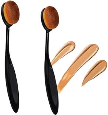 House Of Huda Oval Makeup Smooth Blending brush(Pack of 2)