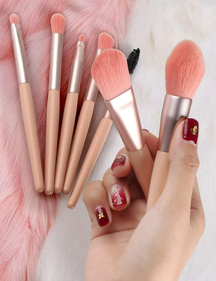 Valuedeal Professional Makeup Brushes Set Mini Makeup Brushes 8Pcs Portable Make up Set(Pack of 8)