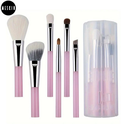 Meskin Makeup Brush Set of 6: Premium Design for Easy, Precise Application on Face(Pack of 6)