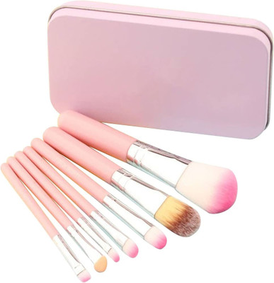Dazzle Beauty 7 Pcs Pink Hello Kitty Soft Makeup Brush Set with Box(Pack of 7)