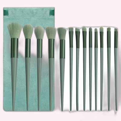 Sarbeau 13-Piece Professional Makeup Brush Set – Soft Synthetic for Foundation_C_010(Pack of 13)