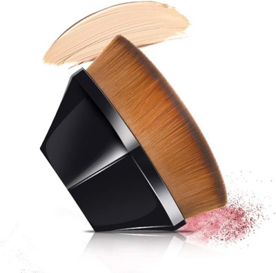 Ashyra Hexagon Foundation Brush for Blending Liquid, Cream or Flawless Powder Cosmetics(Pack of 1)