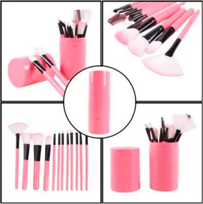 ghorela Makeup Brush Set with multi colour JK Storage Box (Pack of 12)(Pack of 1)