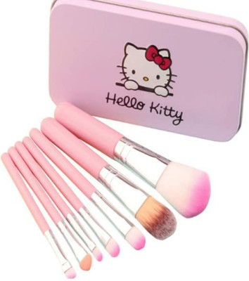 DIVYA UNIQUES Brush set pink different brush for different applies(Pack of 7)
