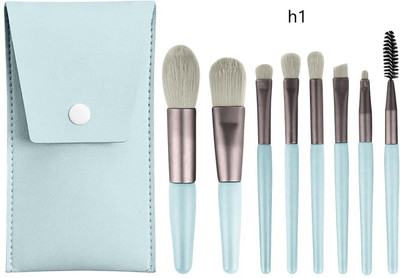 Evehansen 8 Pcs Brush Set With Pouch, Makeup Brushes Premium Synthetic h1(Pack of 8)