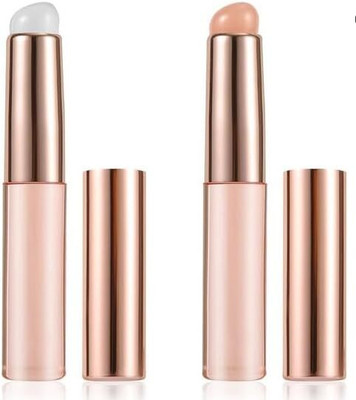 BRM TRADERS Silicone Lip cream, lip Balm, Concealer Makeup Applicator Lip and face Brush(Pack of 2)
