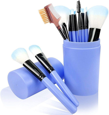 CRAZYHUDA Makeup Brush Set With Storage Box(Pack of 12)