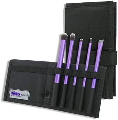 NANCY AJRAM X Real Techniques 01406-PURPLE Make Up 5 Piece Brush Set For Professional Makeup(Pack of 5)