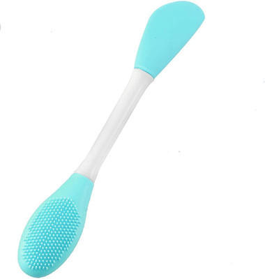 Karnik 2in1 Silicone Face Mask Applicator & Lip Cleansing Brush,Makeup Removel Scrubber(Pack of 1)