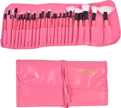 MINARA Professional Make Up Brushes Sets With Leather Storage Pouch(Pack of 24)