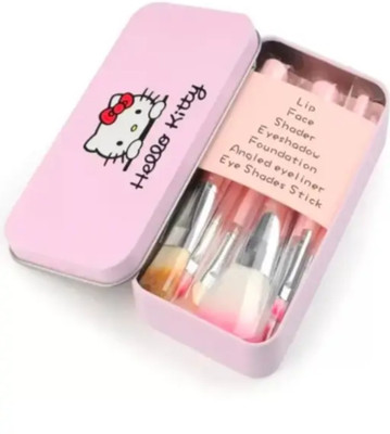 Reluk Hello kitty 7 brush set(Pack of 1)