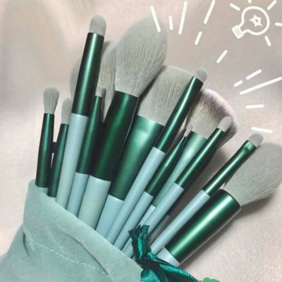 ghorela Green Professional Makeup Kit 13 Brush Set(Pack of 1)