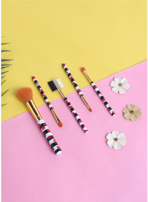 Jewelz Complete Make Up Brushes Set For Every Contour ( Pack of 5 )(Pack of 5)